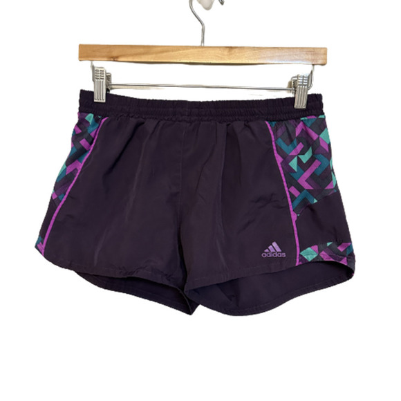ADIDAS Climalite dark purple active shorts - size small - Picture 1 of 4